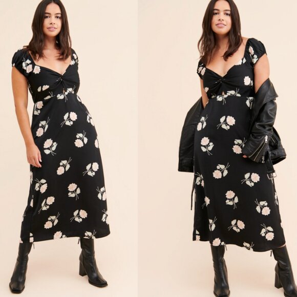 Dresses & Skirts - Saltwater Luxe - Flower Power Midi Dress - Size Small